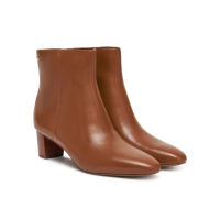 Γυναικείες Δερμάτινες Demi Μπότες Καφέ Ralph Lauren 802974503001-TAN
