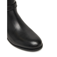 Γυναικείες Δερμάτινες Brooke Μπότες Μαύρες Ralph Lauren 802967768001-BLACK