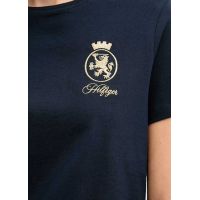 Γυναικείο TH Crest T-shirt Navy Μπλε Tommy Hilfiger WW0WW46153-C1G