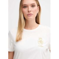 Γυναικείο TH Crest T-shirt Λευκό Tommy Hilfiger WW0WW46153-YBL