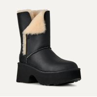 Γυναικείες Δερμάτινες New Heights Classic Esmee Μπότες Μαύρες UGG 1172590-BLK