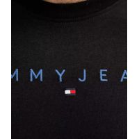 Ανδρικό T-shirt Μαύρο Tommy Jeans DM0DM20744-0GK