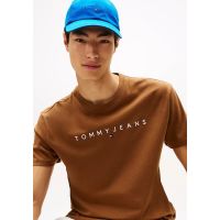 Ανδρικό T-shirt Καφέ Tommy Jeans DM0DM20744-0HD