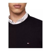 Ανδρικό Πουλόβερ Μαύρο Tommy Hilfiger MW0MW28046-BDS