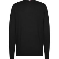 Ανδρικό Πουλόβερ Μαύρο Tommy Hilfiger MW0MW28046-BDS
