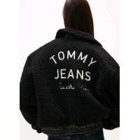 Γυναικείο Teddy Varsity Bomber Μπουφάν Μαύρο Tommy Jeans DW0DW21666-BDS