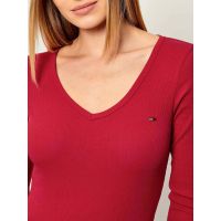 Γυναικεία Μακρυμάνικη Μπλούζα Κόκκινη Tommy Jeans DW0DW17990-XJP