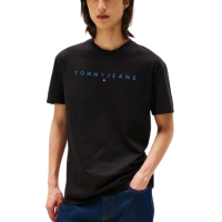 Ανδρικό T-shirt Μαύρο Tommy Jeans DM0DM20744-0GK