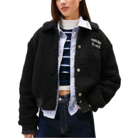 Γυναικείο Teddy Varsity Bomber Μπουφάν Μαύρο Tommy Jeans DW0DW21666-BDS
