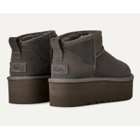 Γυναικεία Classic Ultra Mini Platform Μποτάκια Γκρι UGG 1135092-CHRC