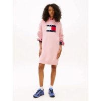 Γυναικείο Πλεκτό Φόρεμα Ροζ Tommy Jeans DW0DW21462-T08