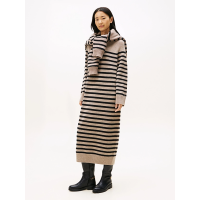 Γυναικείες Δερμάτινες TH Monogram Horsebit Μπότες Μαύρες Tommy Hilfiger FW0FW08863-BDS