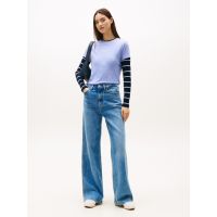 Γυναικείο T-shirt Γαλάζιο Tommy Jeans DW0DW21542-C5Z