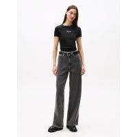 Γυναικείο T-shirt Μαύρο Tommy Jeans DW0DW21542-BDS