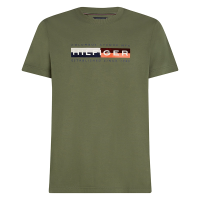 Ανδρικό T-shirt Λαδί Tommy Hilfiger MW0MW40014-PLI