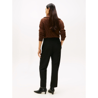 Γυναικείο Slim Παντελόνι Μαύρο Tommy Hilfiger WW0WW48355-BDS