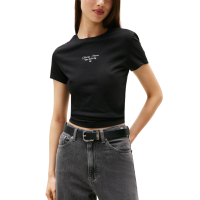 Γυναικείο T-shirt Μαύρο Tommy Jeans DW0DW21542-BDS