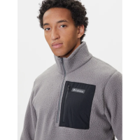 Ανδρικό Jasper Ridge Pebbled Half Zip Fleece Γκρι Columbia 2142411-023