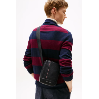 Ανδρική TH Central Τσάντα Χιαστί Μαύρη Tommy Hilfiger AM0AM13632-BDS