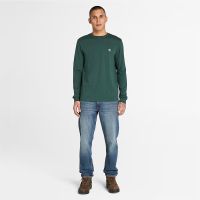 Ανδρικό Dunstan River Μακρυμάνικο T-shirt Πράσινο Timberland TB0A2BQ3-317