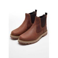 Ανδρικά Δερμάτινα Britton Road Chelsea Μποτάκια Καφέ Timberland TB0A6A4W-EM5