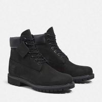 Ανδρικά Δερμάτινα Μποτάκια Μαύρα Timberland TB0110073-001