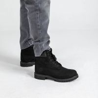 Ανδρικά Δερμάτινα Μποτάκια Μαύρα Timberland TB0110073-001