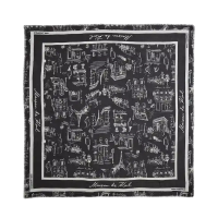 Γυναικείο K/Sketch Φουλάρι Μαύρο Karl Lagerfeld A4W33116-999 BLACK