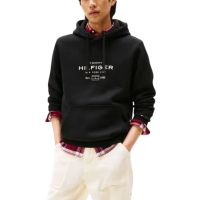 Ανδρικό Φούτερ Μαύρο Tommy Hilfiger MW0MW40864-BDS