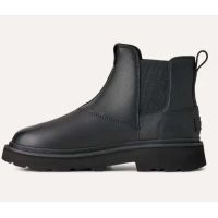 Ανδρικά Δερμάτινα Chelsea Lug Μποτάκια Μαύρα UGG 1172990-BLK