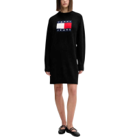 Γυναικείο Πλεκτό Φόρεμα Μαύρο Tommy Jeans DW0DW21462-HEV