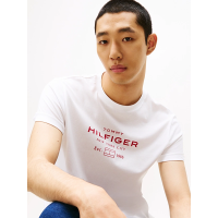 Ανδρικό T-shirt Λευκό Tommy Hilfiger MW0MW40002-YBR