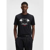 Ανδρικό Dobero T-shirt Μαύρο Hugo 50542734-001