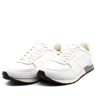 Ανδρικά Δερμάτινα Padova Sneakers Λευκά Padova Sneakers Λευκά Guess FM6PDVLEA12-WHITE