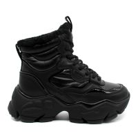 Γυναικεία Binary Snow Lace Up Μποτάκια Μαύρα Buffalo BUF1636010-BLACK
