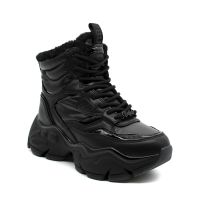 Γυναικεία Binary Snow Lace Up Μποτάκια Μαύρα Buffalo BUF1636010-BLACK