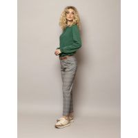 Γυναικείο Καρό Filica Παντελόνι Γκρι Heavy Tools W23475-WOVEN