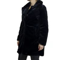 Γυναικεία Οικολογική Γούνα Μαύρη Emporio Co. Polso-black