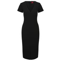 Γυναικείο Κοντομάνικο Kalamara Φόρεμα Μαύρο Hugo 50508611-001