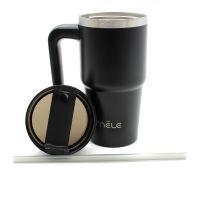 Ποτήρι Θερμός 600ml Μαύρο Mele M200-BLACK