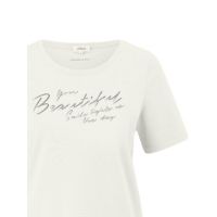 Γυναικείο T-Shirt Λευκό S.Oliver 2142601-02D0