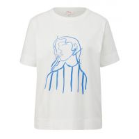 Γυναικείο T-Shirt Λευκό S.Oliver 2144447-02D0