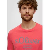 Ανδρικό T-shirt Κοραλί S.Oliver 2141458-25D1