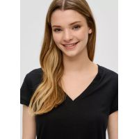 Γυναικείο T-shirt Μαύρο S.Oliver 2144034-9999