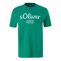Ανδρικό T-Shirt Πράσινο S.Oliver 2139909-76D1