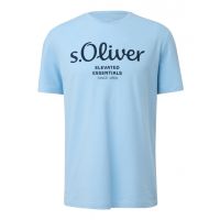 Ανδρικό T-shirt Γαλάζιο S.Oliver 2141458-50D1