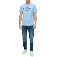 Ανδρικό T-shirt Γαλάζιο S.Oliver 2141458-50D1