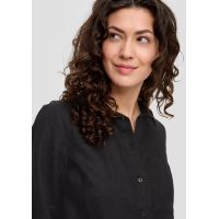 Γυναικείο Λινό Πουκάμισο Μαύρο S.Oliver 2144573-9999