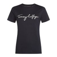 Γυναικείο Heritage T-shirt Μαύρο Tommy Hilfiger WW0WW24967-017