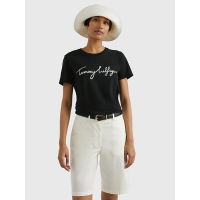 Γυναικείο Heritage T-shirt Μαύρο Tommy Hilfiger WW0WW24967-017
